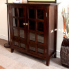 Tobacco Mission Craftsman Solid Pine Bookcase Cabinet